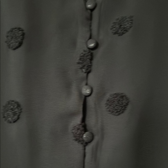 Blu pepper Black Ruffled 3/4 Sleeve Blouse - Picture 3 of 16